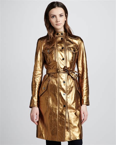 mantel burberry metallic|Women’s Trench Coats .